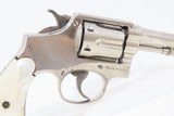 Smith & Wesson .38 MILITARY & POLICE Model of 1905 .38 SPECIAL Revolver C&R BEAUTIFUL NICKEL 4th Change Revolver w/ PEARL GRIP - 19 of 20