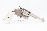 Smith & Wesson .38 MILITARY & POLICE Model of 1905 .38 SPECIAL Revolver C&R BEAUTIFUL NICKEL 4th Change Revolver w/ PEARL GRIP - 17 of 20