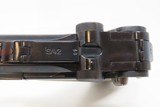 Pre-World War II German Mauser s/42 Code “1937” Date Luger P.08 Pistol C&RTHIRD REICH German 9mm Semi-Automatic Sidearm - 8 of 20