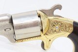 ENGRAVED Antique CIVIL WAR Era MOORE’S PATENT .32 Cal. Teat-Fire RevolverFront Loader That Circumvented S&W’s Patents - 4 of 16