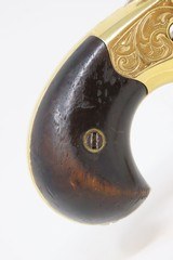 ENGRAVED Antique CIVIL WAR Era MOORE’S PATENT .32 Cal. Teat-Fire RevolverFront Loader That Circumvented S&W’s Patents - 14 of 16
