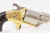 ENGRAVED Antique CIVIL WAR Era MOORE’S PATENT .32 Cal. Teat-Fire RevolverFront Loader That Circumvented S&W’s Patents - 15 of 16