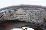 CLARK of MEMPHIS, TN Marked Antique HENRY DERINGER Percussion POCKET Pistol Philadelphia Deringer Retailed in Tennessee! - 8 of 17