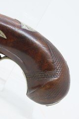 CLARK of MEMPHIS, TN Marked Antique HENRY DERINGER Percussion POCKET Pistol Philadelphia Deringer Retailed in Tennessee! - 15 of 17