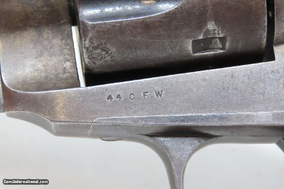 RARE Antique REMINGTON Model 1890 .44-40 WCF Caliber Single Action REVOLVER Successor to the MODEL 1875 SINGLE ACTION ARMY - Image 6 of 18
