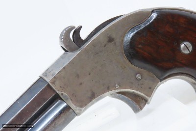 Scarce UNENGRAVED Antique REMINGTON-RIDER .32 Caliber XSRF MAGAZINE PistolCASEHARDENED/BLUE FINISH Rimfire Pocket Pistol - Image 4 of 17