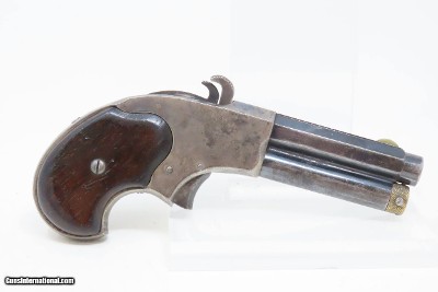 Scarce UNENGRAVED Antique REMINGTON-RIDER .32 Caliber XSRF MAGAZINE PistolCASEHARDENED/BLUE FINISH Rimfire Pocket Pistol - Image 14 of 17