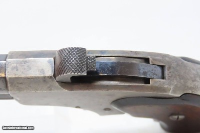 Scarce UNENGRAVED Antique REMINGTON-RIDER .32 Caliber XSRF MAGAZINE PistolCASEHARDENED/BLUE FINISH Rimfire Pocket Pistol - Image 7 of 17