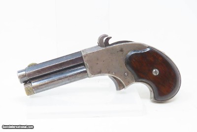 Scarce UNENGRAVED Antique REMINGTON-RIDER .32 Caliber XSRF MAGAZINE PistolCASEHARDENED/BLUE FINISH Rimfire Pocket Pistol - Image 2 of 17