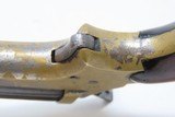 CIVIL WAR Era/WILD WEST Antique C. SHARPS .22 Cal. Rimfire PEPPERBOX Pistol WILD WEST/RIVERBOAT Pocket Revolver - 12 of 18