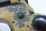 CIVIL WAR Era/WILD WEST Antique C. SHARPS .22 Cal. Rimfire PEPPERBOX Pistol WILD WEST/RIVERBOAT Pocket Revolver - 6 of 18