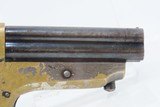CIVIL WAR Era/WILD WEST Antique C. SHARPS .22 Cal. Rimfire PEPPERBOX Pistol WILD WEST/RIVERBOAT Pocket Revolver - 17 of 18