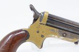 CIVIL WAR Era/WILD WEST Antique C. SHARPS .22 Cal. Rimfire PEPPERBOX Pistol WILD WEST/RIVERBOAT Pocket Revolver - 16 of 18