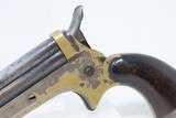 CIVIL WAR Era/WILD WEST Antique C. SHARPS .22 Cal. Rimfire PEPPERBOX Pistol WILD WEST/RIVERBOAT Pocket Revolver - 4 of 18