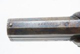 ENGRAVED Antique CHARLES OSBORNE Superposed .38 Caliber PERCUSSION Pistol LONDON Double SWIVEL BARREL Pocket Pistol - 13 of 19
