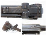 1918 WORLD WAR I Dated DWM German LUGER P.08 9mm Semi-Automatic PISTOL C&R
With WaA100 Marked THIRD RIECH HOLSTER - 1 of 24