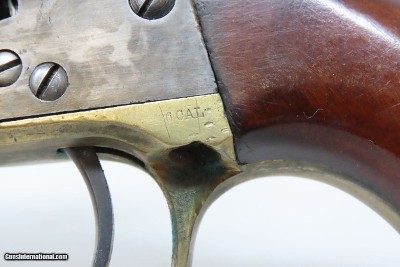 CIVIL WAR Era Antique COLT Model 1862 .36 Cal. Percussion POLICE Revolver1863 Produced Revolver, Middle of the CIVIL WAR - Image 7 of 18