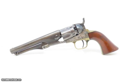 CIVIL WAR Era Antique COLT Model 1862 .36 Cal. Percussion POLICE Revolver1863 Produced Revolver, Middle of the CIVIL WAR - Image 2 of 18