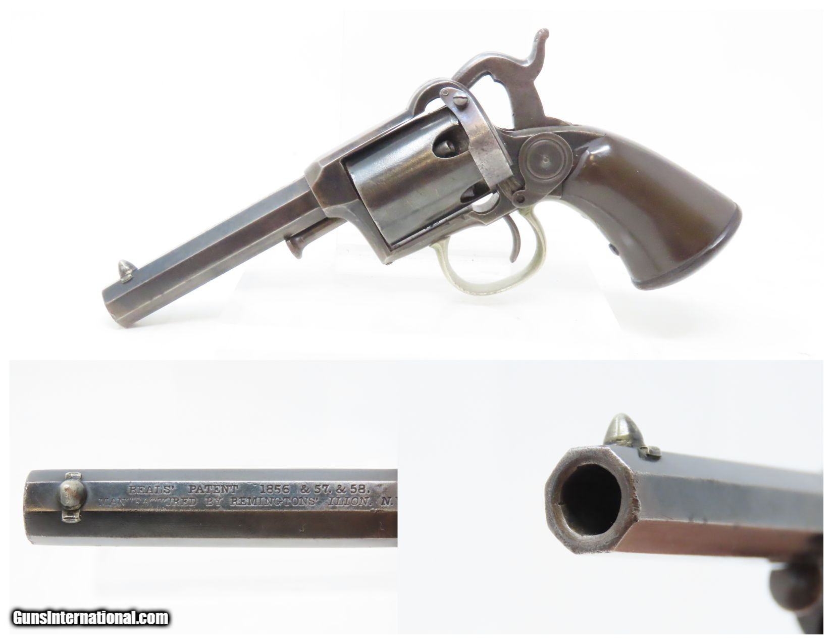 Rare CIVIL WAR Era REMINGTON-BEALS First Model .31 Cal. Percussion ...