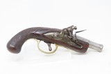 Early 1700s W. BRAZIER Marked Antique .46 Caliber FLINTLOCK Pocket Pistol
18th Century Cannon Barrel SELF DEFENSE Pistol - 2 of 15