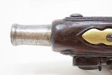 Early 1700s W. BRAZIER Marked Antique .46 Caliber FLINTLOCK Pocket Pistol
18th Century Cannon Barrel SELF DEFENSE Pistol - 11 of 15