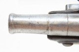 Early 1700s W. BRAZIER Marked Antique .46 Caliber FLINTLOCK Pocket Pistol
18th Century Cannon Barrel SELF DEFENSE Pistol - 8 of 15