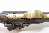 Early 1700s W. BRAZIER Marked Antique .46 Caliber FLINTLOCK Pocket Pistol
18th Century Cannon Barrel SELF DEFENSE Pistol - 10 of 15