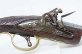 Early 1700s W. BRAZIER Marked Antique .46 Caliber FLINTLOCK Pocket Pistol
18th Century Cannon Barrel SELF DEFENSE Pistol - 4 of 15