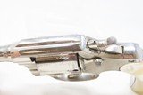 c1914 COLT Double Action POLICE POSITIVE .32 Cal. SELF DEFENSE Revolver C&R Very Attractive in Nickel & Mother-of-Pearl! - 8 of 18