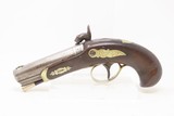 c1850s Antique HENRY DERINGER .44 CALIBER Percussion Pistol ENGRAVED PhilaHenry Deringer of Philadelphia, PA Famous Pocket Pistol - 15 of 18