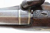 c1850s Antique HENRY DERINGER .44 CALIBER Percussion Pistol ENGRAVED PhilaHenry Deringer of Philadelphia, PA Famous Pocket Pistol - 10 of 18