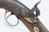 MEMPHIS TENESSEE Antique DERINGER Percussion POCKET Pistol Sold by FH CLARK Southern, Antebellum Sidearm! - 4 of 17