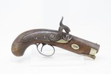 MEMPHIS TENESSEE Antique DERINGER Percussion POCKET Pistol Sold by FH CLARK Southern, Antebellum Sidearm! - 2 of 17