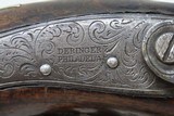 MEMPHIS TENESSEE Antique DERINGER Percussion POCKET Pistol Sold by FH CLARK Southern, Antebellum Sidearm! - 6 of 17
