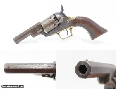 Antique COLT Model 1848 BABY DRAGOON .31 Caliber Percussion POCKET Revolver COLT’S FIRST Pocket Sized Revolver