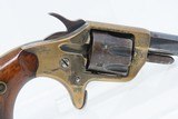 EARLY Antique COLT NEW LINE .22 Caliber Rimfire Spur Trigger POCKET Revolver With THREE DIGIT Serial Number - 15 of 16