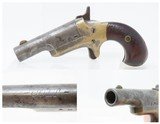 COLT Third Model “THUER” Single Shot .41 Caliber RF NEW MODEL Deringer C&RLate 1800s/Early 1900s HIDEOUT Self-Defense Pistol - 1 of 17