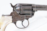 1887 Antique COLT Model 1877 “LIGHTNING” .38 Caliber Double Action Revolver Double Action .38 Long Colt with PEARL GRIP - 16 of 17