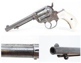 1887 Antique COLT Model 1877 “LIGHTNING” .38 Caliber Double Action Revolver Double Action .38 Long Colt with PEARL GRIP