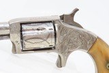 Engraved HARRINGTON & RICHARDSON Antique “VICTOR No. 2” .32 Cal RF Revolver WILD WEST Spur Trigger SUICIDE SPECIAL Hideout Revolver - 4 of 17
