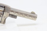 Engraved HARRINGTON & RICHARDSON Antique “VICTOR No. 2” .32 Cal RF Revolver WILD WEST Spur Trigger SUICIDE SPECIAL Hideout Revolver - 17 of 17