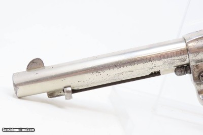 c1889 BRITISH Proofed FRONTIER SIX-SHOOTER Model 1878 .44-40 DOUBLE ACTIONHARD TO FIND IN THIS CONDITION! - Image 5 of 22