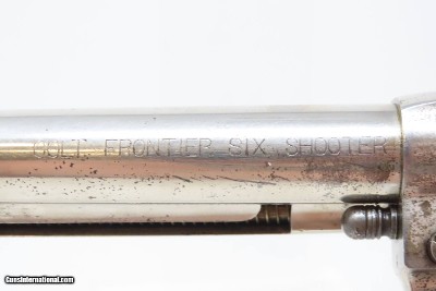 c1889 BRITISH Proofed FRONTIER SIX-SHOOTER Model 1878 .44-40 DOUBLE ACTIONHARD TO FIND IN THIS CONDITION! - Image 7 of 22