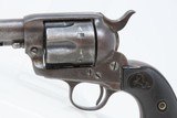 COLT Single Action Army “PEACEMAKER” .38-40 WCF Caliber Revolver C&R SAA
1st Gen .38 WCF Colt 6-Shooter Made in 1907! - 4 of 19