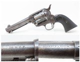 COLT Single Action Army “PEACEMAKER” .38-40 WCF Caliber Revolver C&R SAA
1st Gen .38 WCF Colt 6-Shooter Made in 1907! - 1 of 19