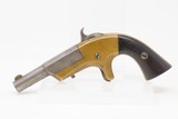 RARE Antique MARLIN “O.K.” Model .22 Caliber RF DERINGER with SQUARE BUTTSMALL Little SELF DEFENSE Vest Type Pocket Pistol! - 2 of 17