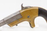 RARE Antique MARLIN “O.K.” Model .22 Caliber RF DERINGER with SQUARE BUTTSMALL Little SELF DEFENSE Vest Type Pocket Pistol! - 4 of 17