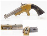 RARE Antique MARLIN “O.K.” Model .22 Caliber RF DERINGER with SQUARE BUTTSMALL Little SELF DEFENSE Vest Type Pocket Pistol! - 1 of 17