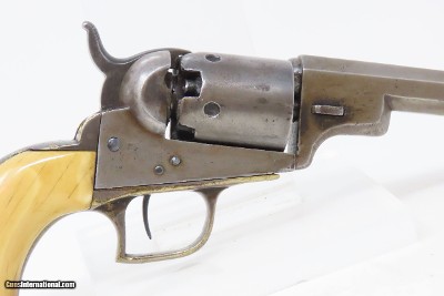 Antique COLT Model 1848 BABY DRAGOON .31 Caliber Percussion POCKET Revolver COLT’S FIRST Pocket Sized Revolver with IVORY GRIP - Image 18 of 19