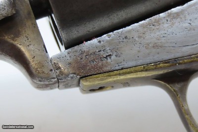 Antique COLT Model 1848 BABY DRAGOON .31 Caliber Percussion POCKET Revolver COLT’S FIRST Pocket Sized Revolver with IVORY GRIP - Image 6 of 19